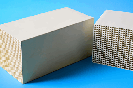 Honeycomb ceramic heat accumulator TDS